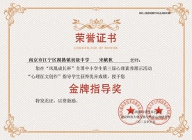 宋献秋征文金牌指导奖